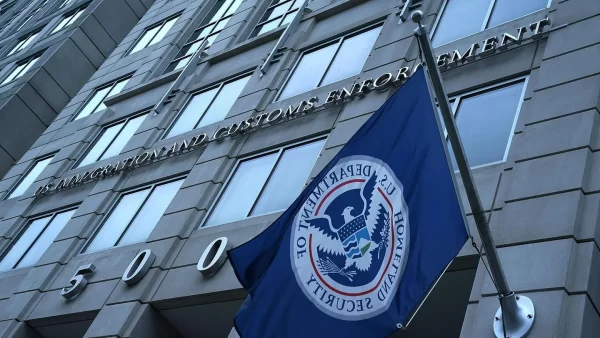 VP Mike Pence Visits ICE Headquarters In Washington DC