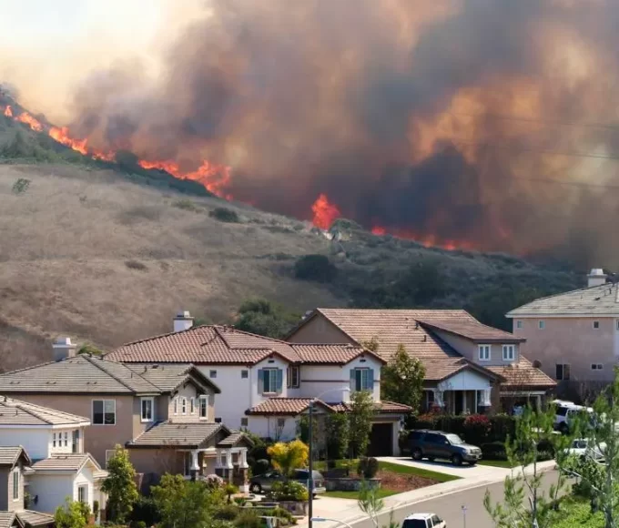 Southern California brush fire