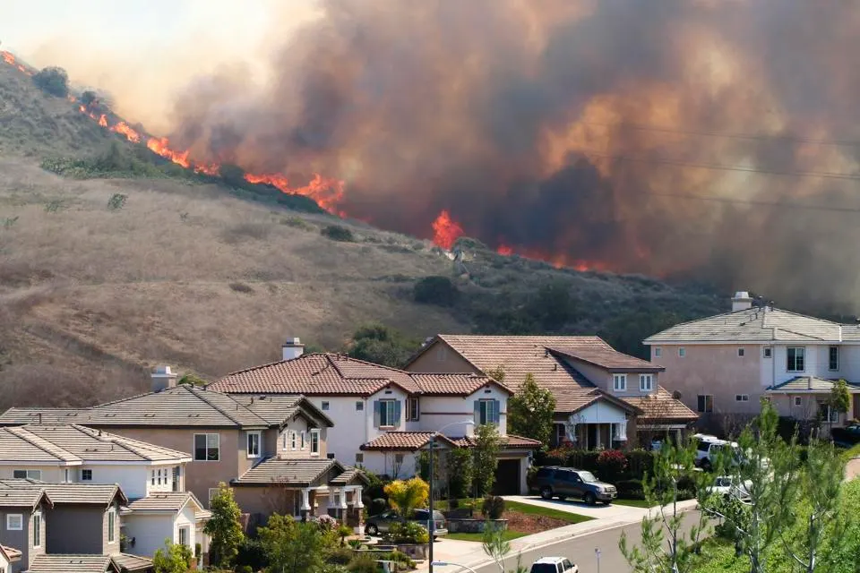 Southern California brush fire