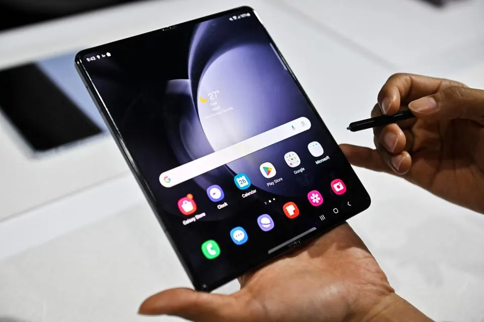 The Samsung Galaxy Z Fold5 phone