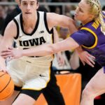NCAA LSU Iowa Basketball
