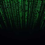 Binary code texture.