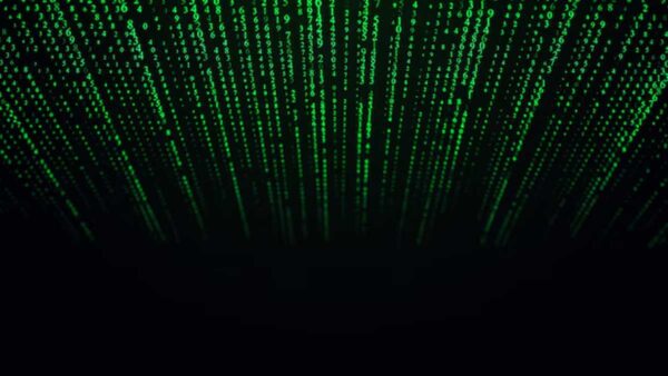 Binary code texture.