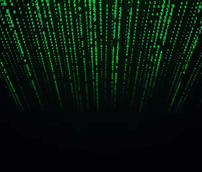 Binary code texture.