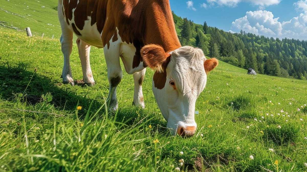 Holstein cows in a Palouse pasture near