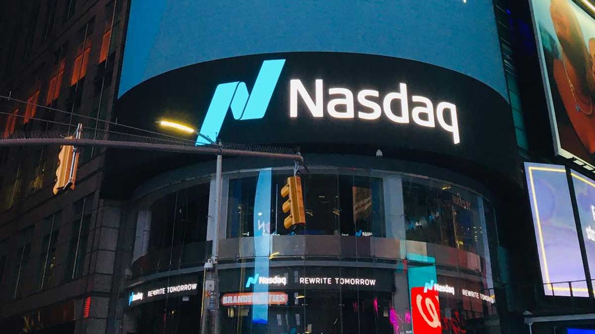 Nasdaq Market In New York