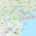 earthquake centered near New York City