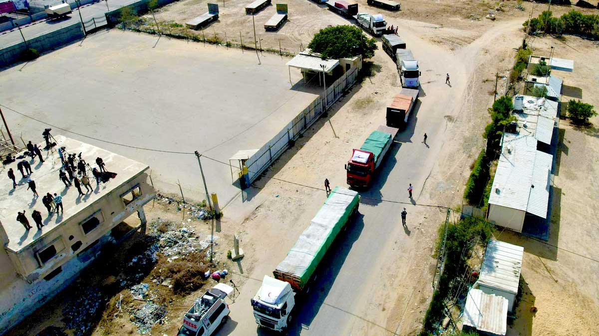 Gaza aid inflow heightens Israel-Gaza tensions