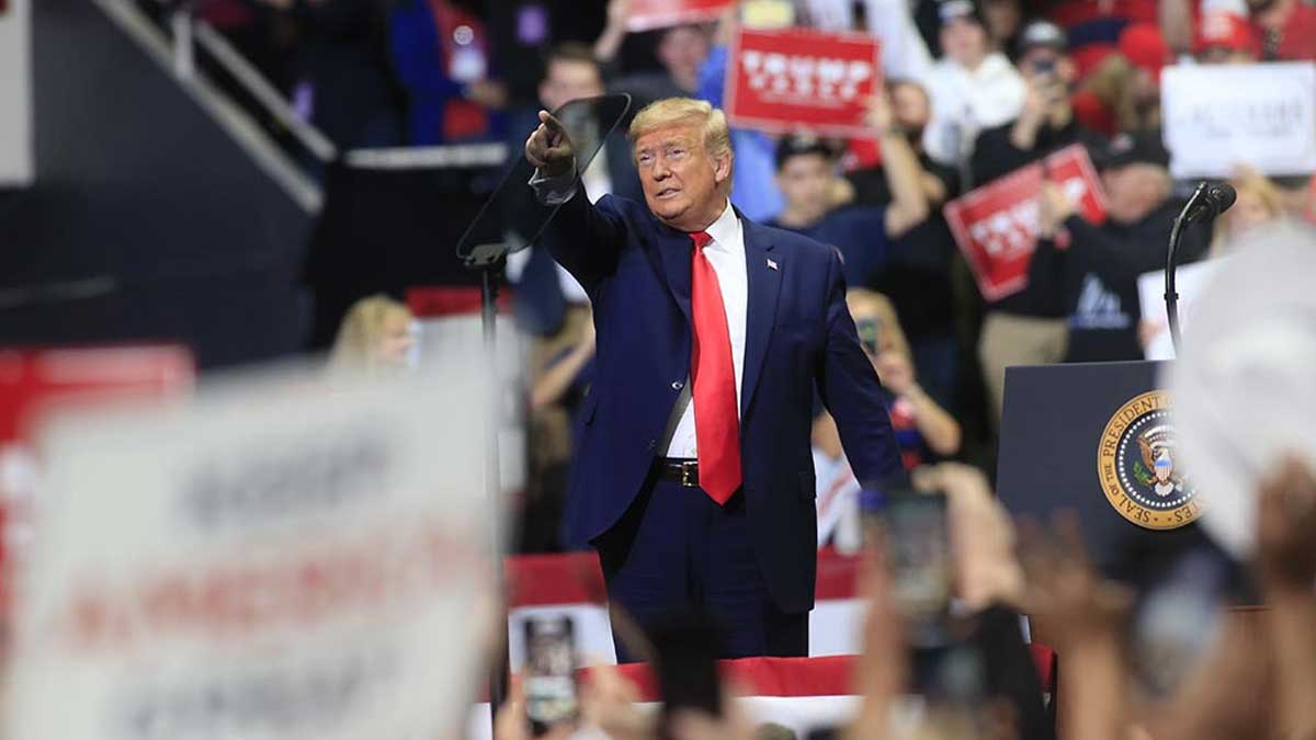 Trump Holds Fort Wayne Campaign Rally