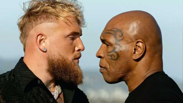 Jake Paul and Mike Tyson
