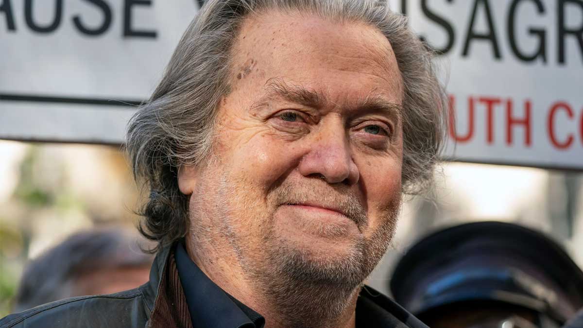 Bannon Sentenced for Contempt