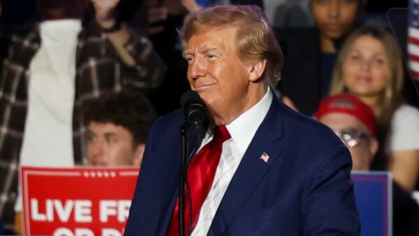 Trump Holds Rally in Durham, NH