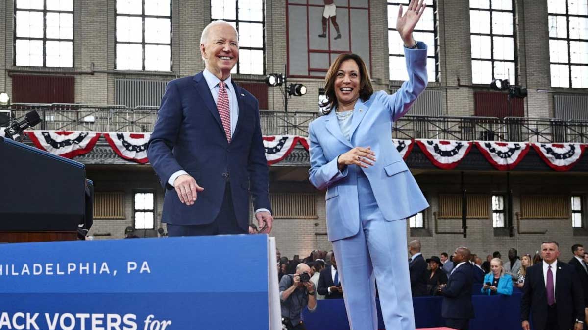 Harris Biden 2024 Trump