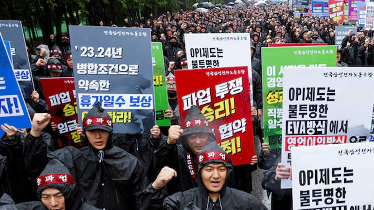 Samsung union strike