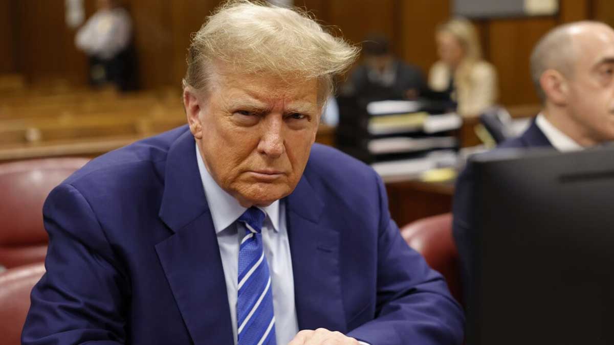 Trump in Court for Hush Money Trial