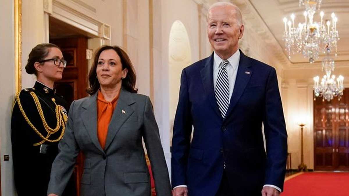 Kamala Harris and Biden