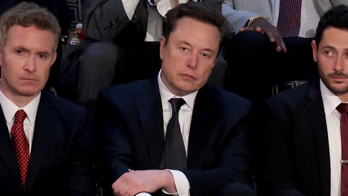 Elon Musk at Netanyahu’s Congress Speech