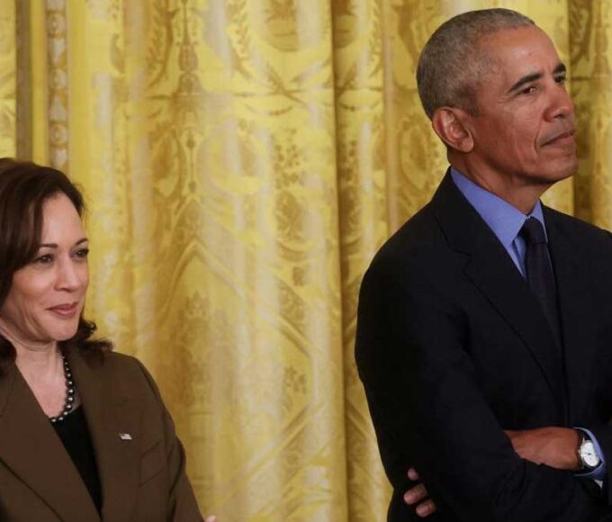 Obama and Kamala Harris