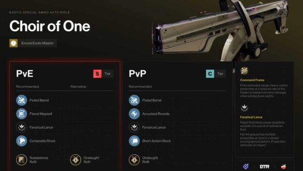 Destiny 2's Choir of One