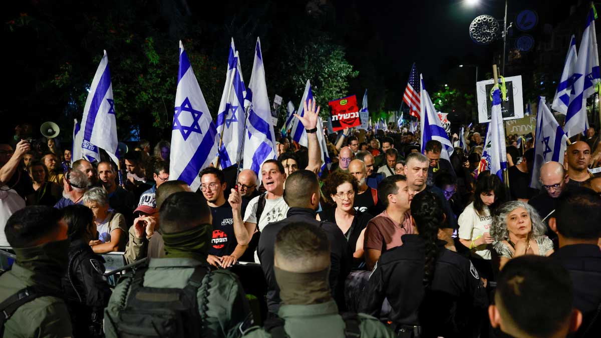 Israel Strike After Hostage Protests