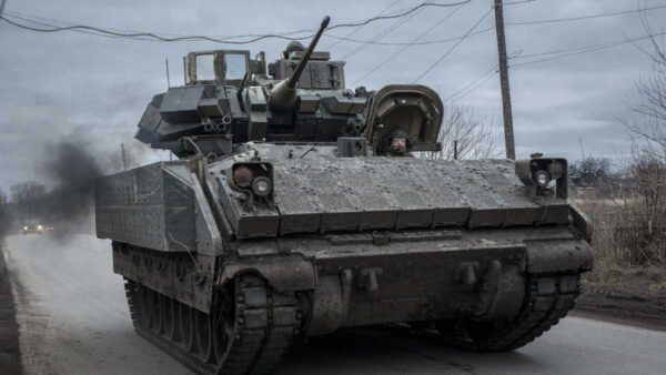 A Ukrainian M-2 Bradley.