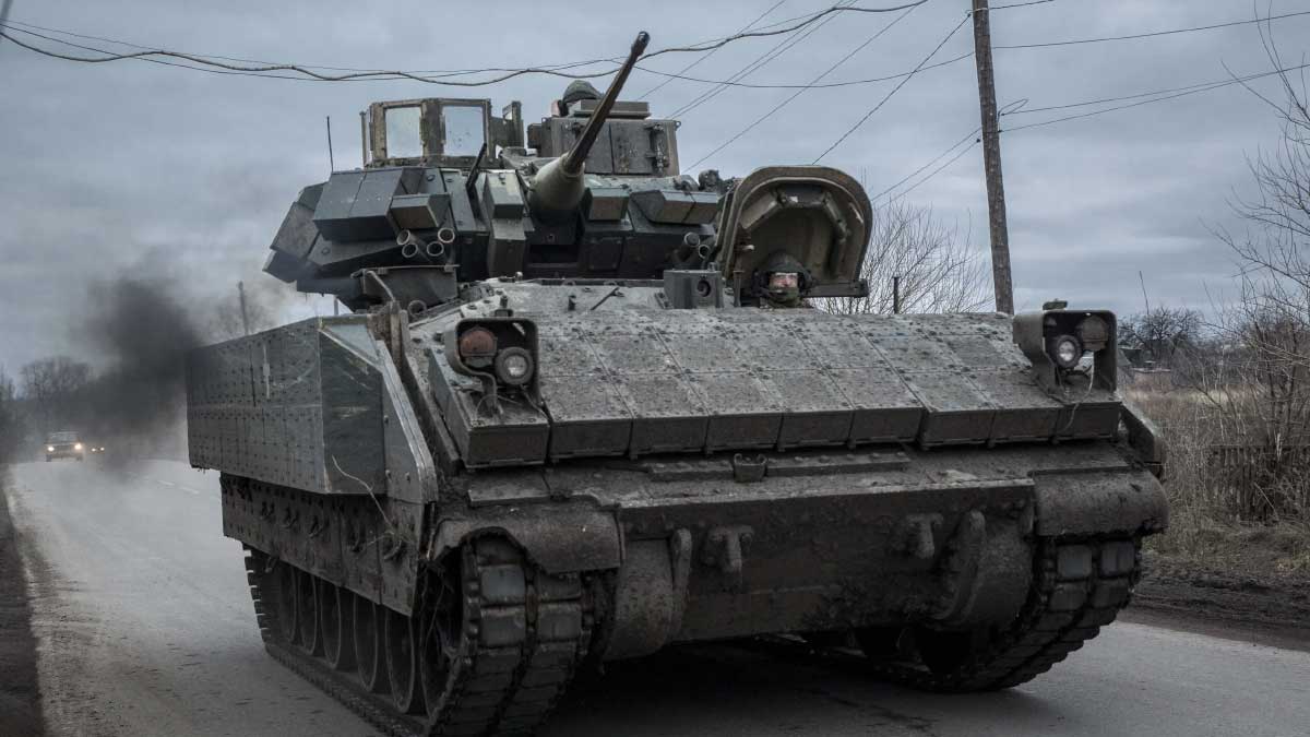 A Ukrainian M-2 Bradley.