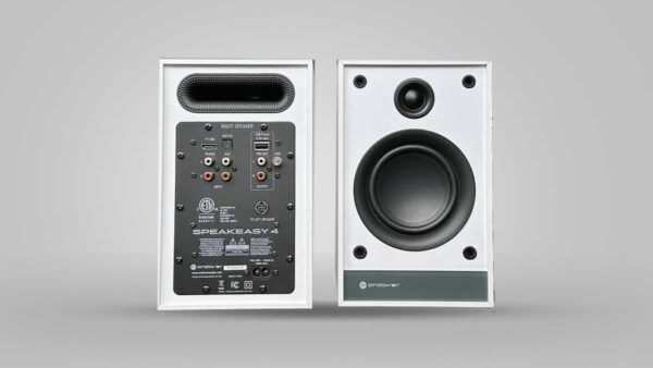 Speakeasy 4 speakers with and with grill