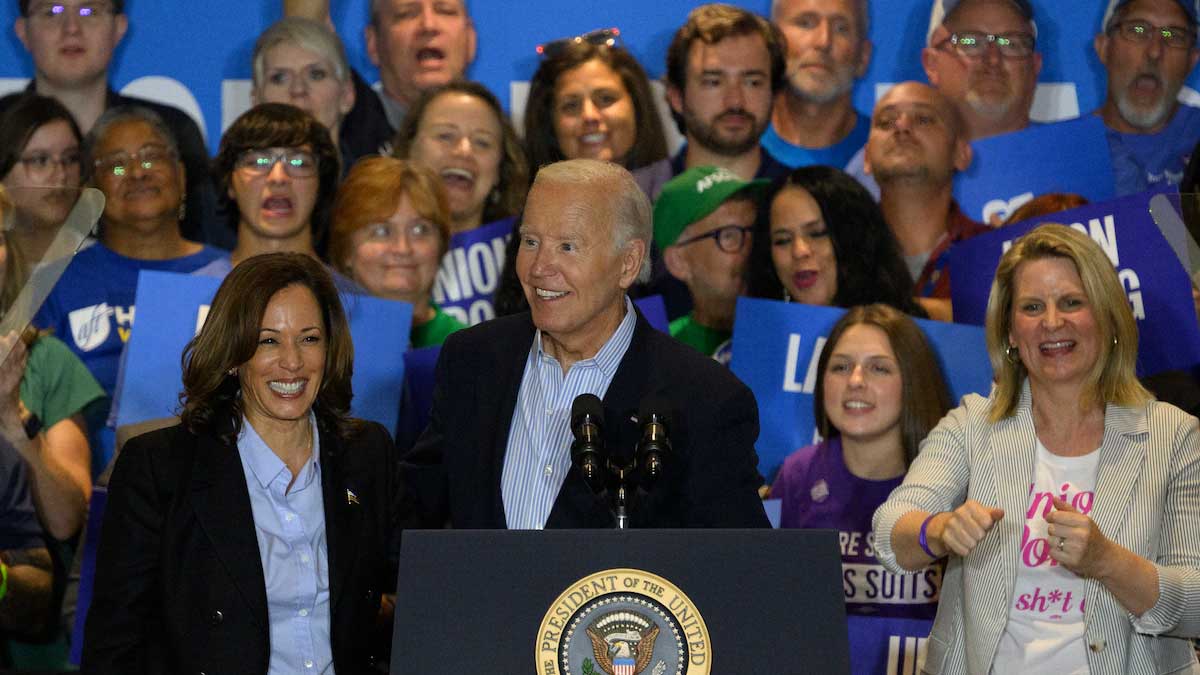 Biden Campaigns with Harris in Pittsburgh