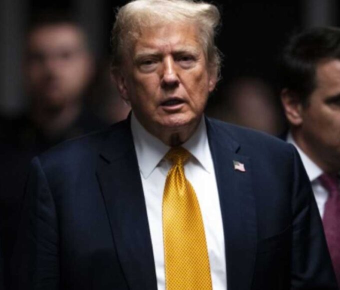 Trump in court