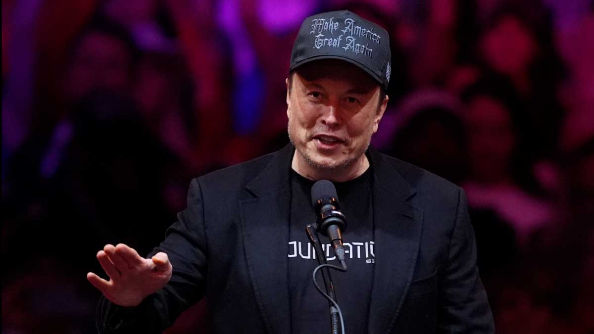 Musk at Election 2024 Trump rally