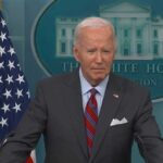 Biden Attends White House Daily Briefing