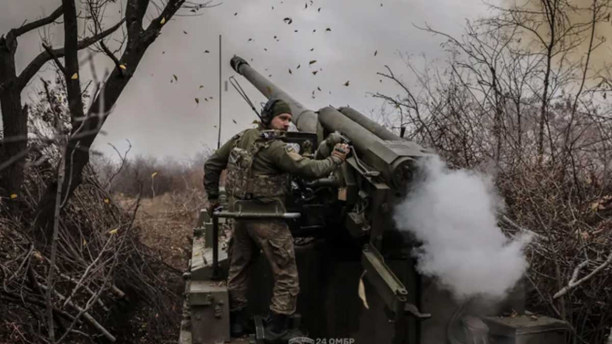 Ukrainian gunner, 24th Brigade