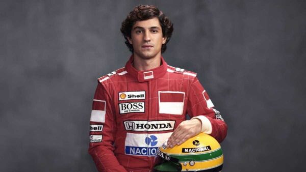 Gabriel Leone as Ayrton Senna in 'Senna'