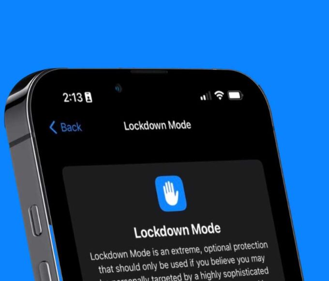 Apple warns : Avoid Lockdown Mode