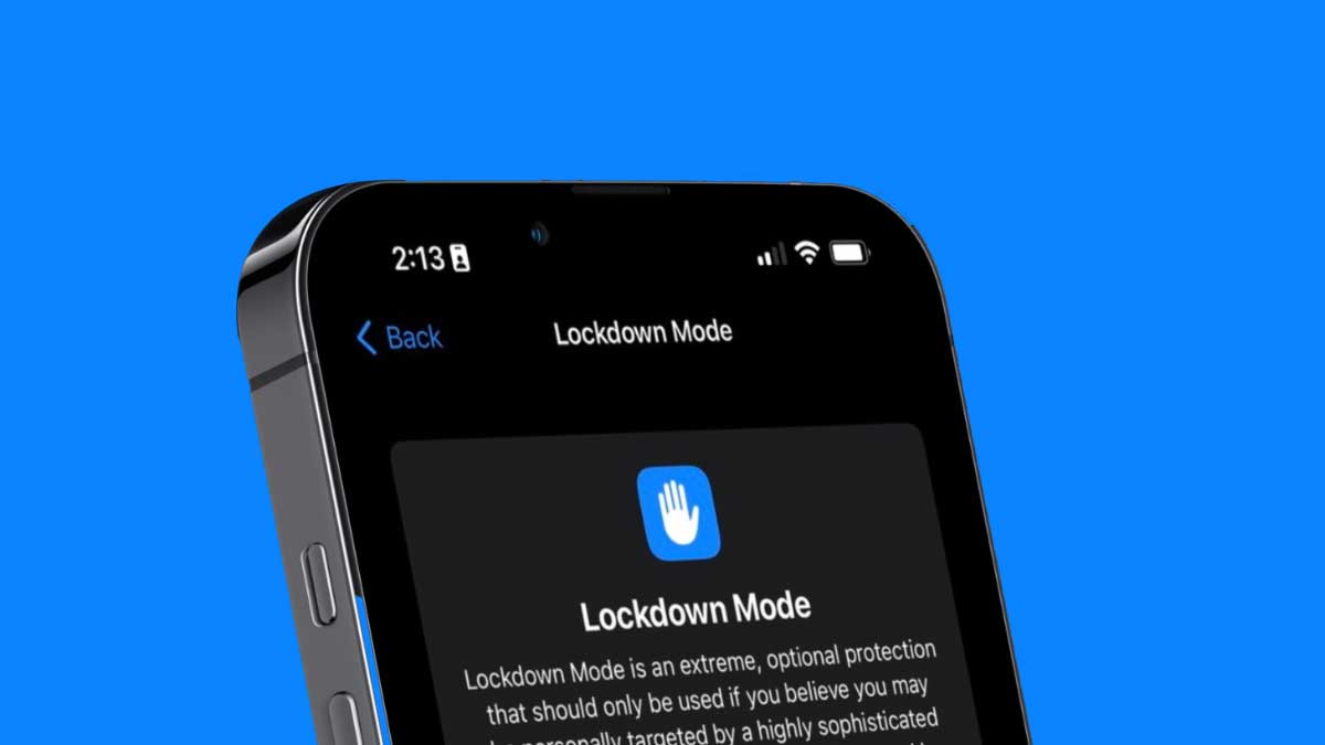 Apple warns : Avoid Lockdown Mode