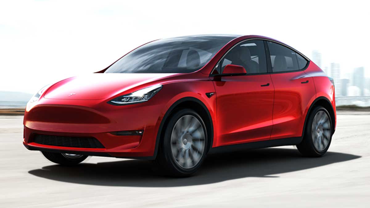 A Tesla Model Y
