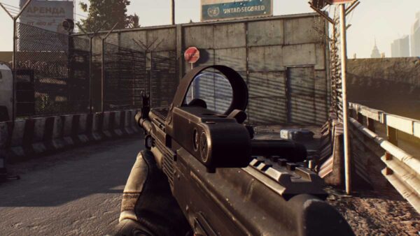 Customs map in Tarkov.