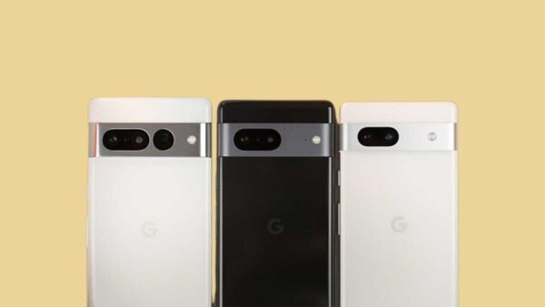 Google Pixel 7 Pro, Pixel 7, and Pixel 7a