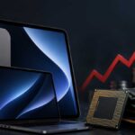 Apple devices and rising chip costs concept