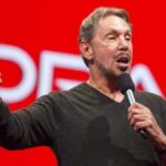 Larry Ellison with Oracle stock market decline