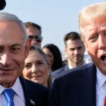 Trump and Netanyahu during a public appearance amid Iran deal tensions