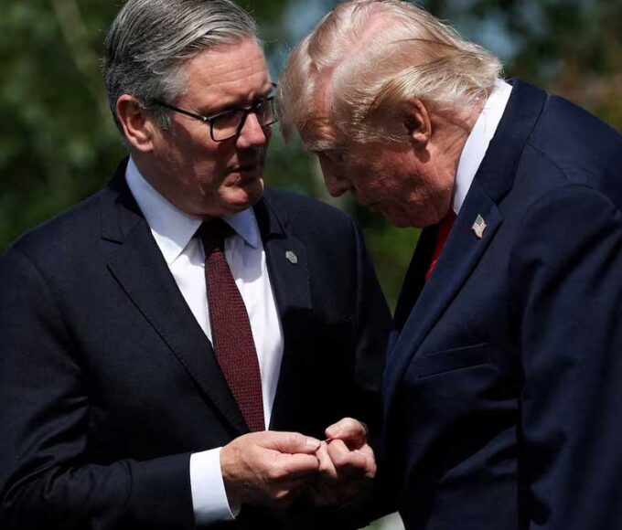 Trump and Starmer at G7 Summit