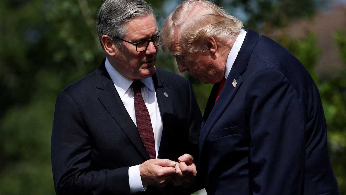 Trump and Starmer at G7 Summit