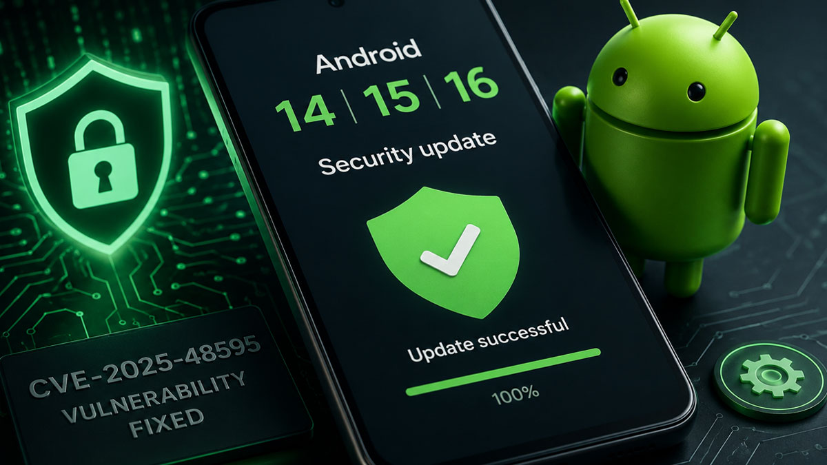 Android smartphone security update alert