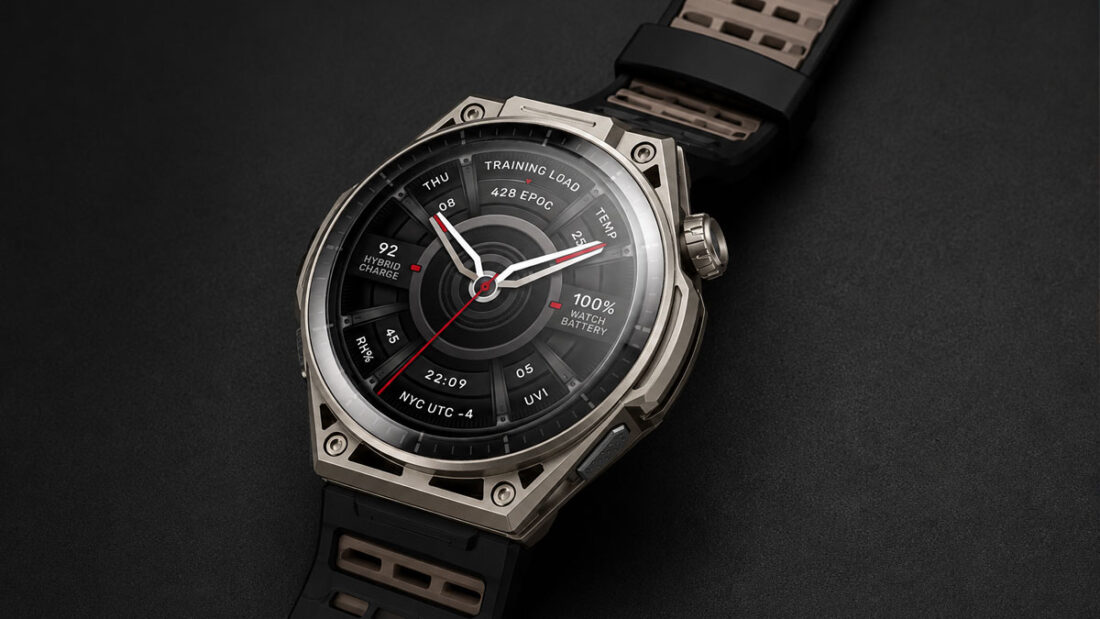 Amazfit Balance Ultra smartwatch display and design