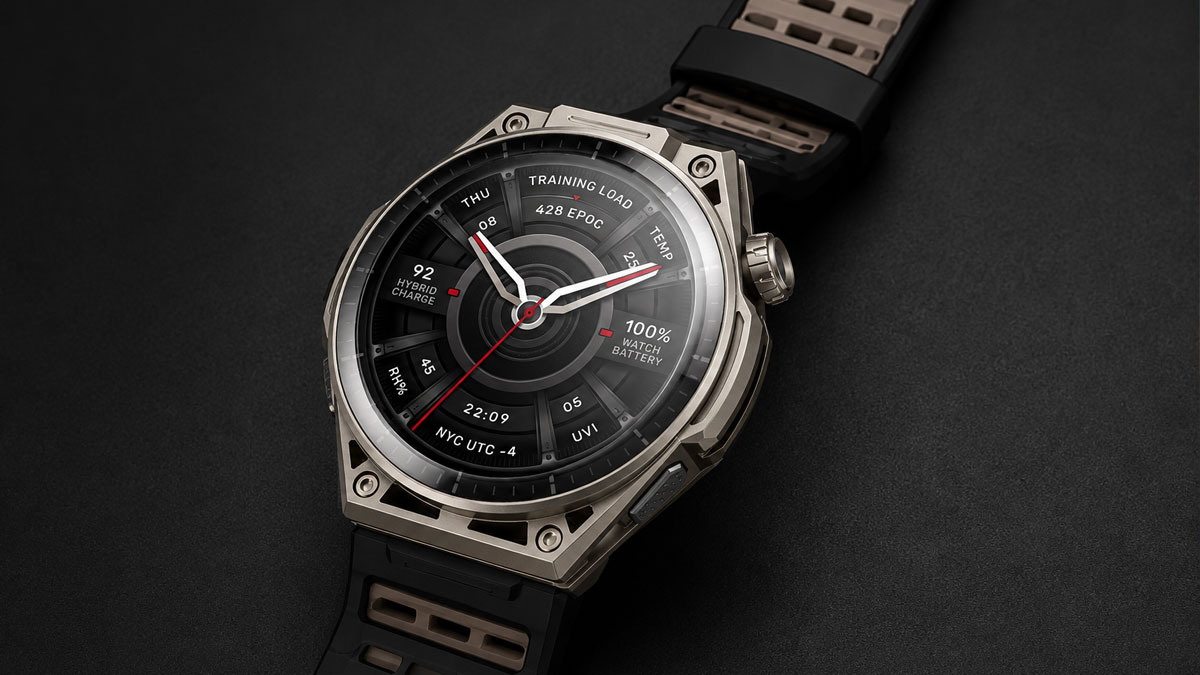 Amazfit Balance Ultra smartwatch display and design