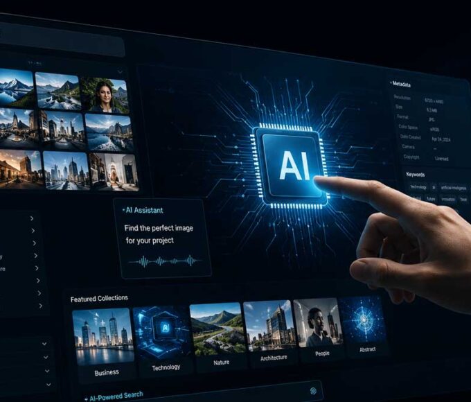 AI-assisted visual content discovery