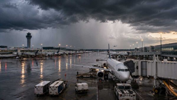 Storms disrupt flights at major U.S. airports