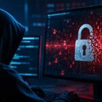 Cybersecurity password breach concept