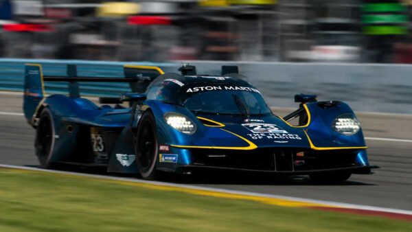 Aston Martin Valkyrie racing at Watkins Glen